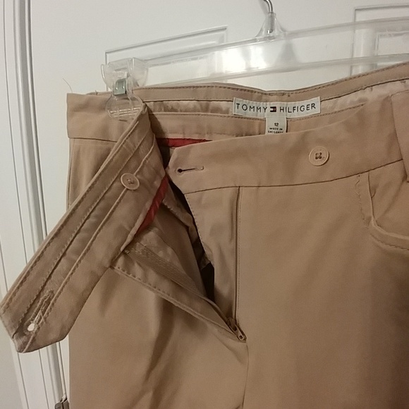 Beige Hilfiger trousers cotton stretch janie fit - Picture 4 of 4